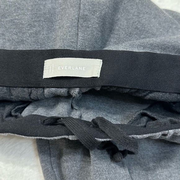 Everlane Gray Tailored Trousers Professional With Elastic Waist Fit Size M - Picture 14 of 15